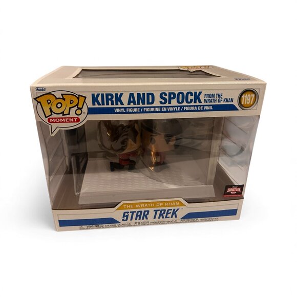 Funko Pop! Moment #1197 — Kirk & Spock “The Wrath of Khan” Target Con Exclusive - Picture 1 of 7